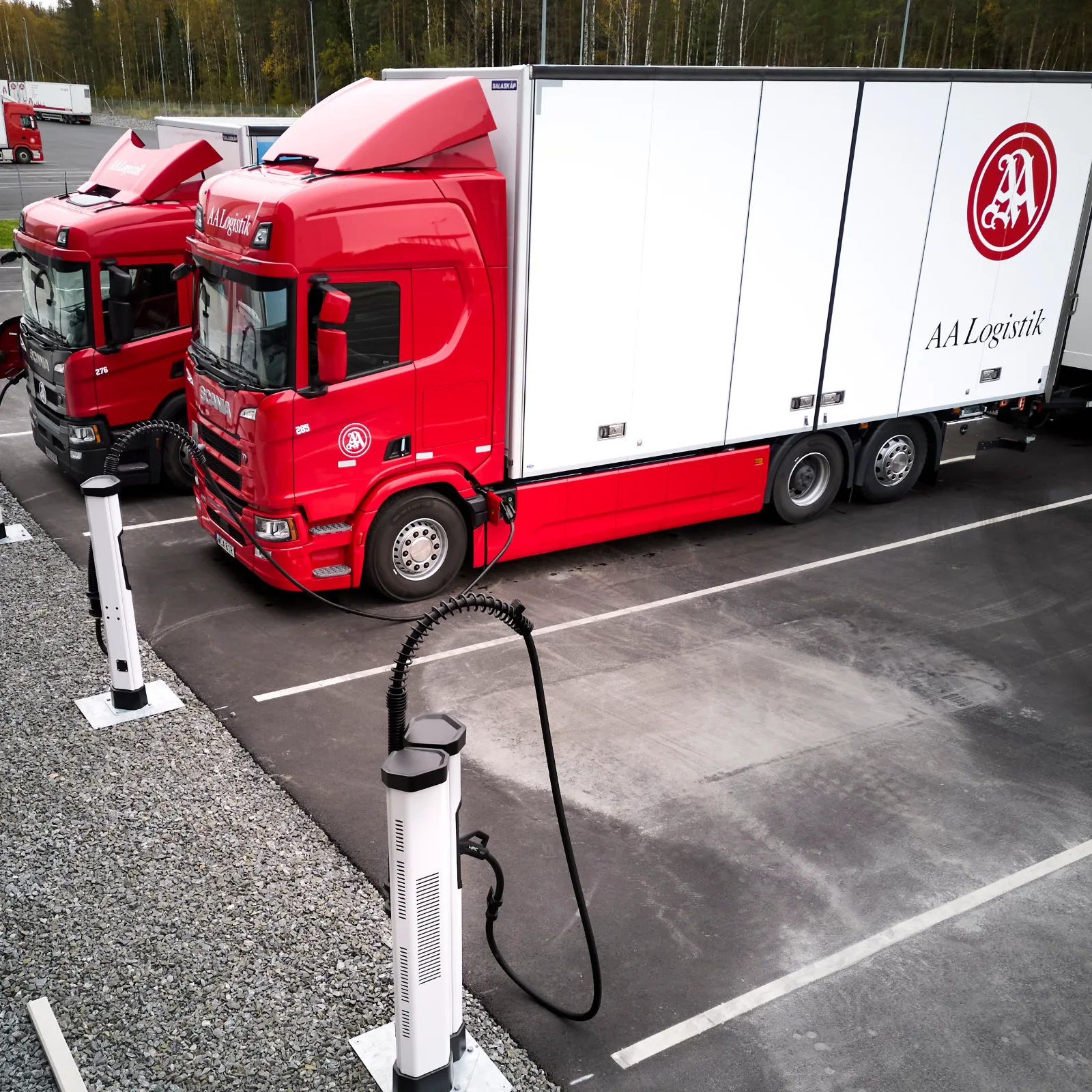 Bild: Elektrifierade transporter